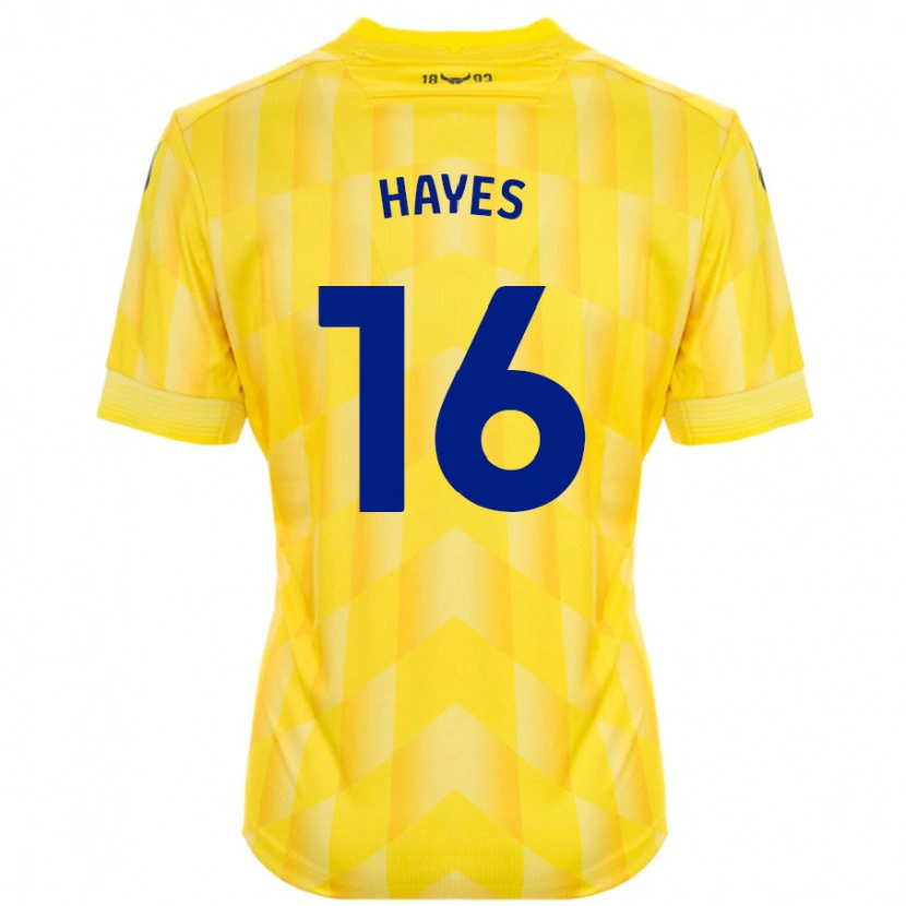 Danxen Kid Georgia Hayes #16 Yellow Home Jersey 2024/25 T-Shirt