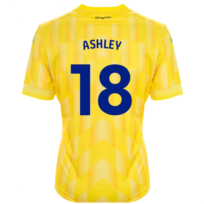 Danxen Kid Alex Ashley #18 Yellow Home Jersey 2024/25 T-Shirt