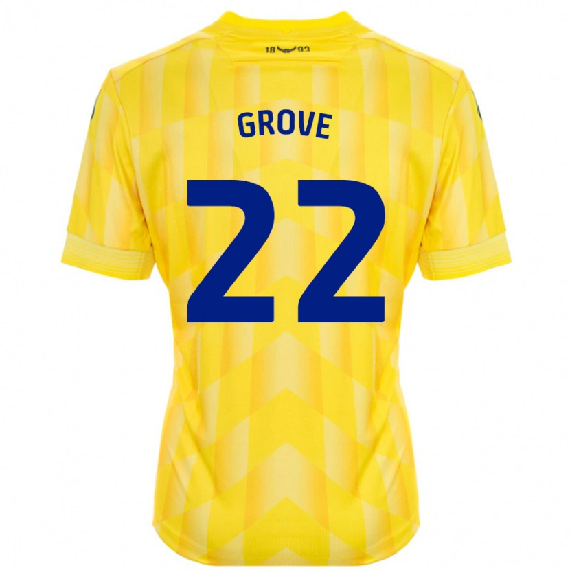 Danxen Kid Jade Grove #22 Yellow Home Jersey 2024/25 T-Shirt