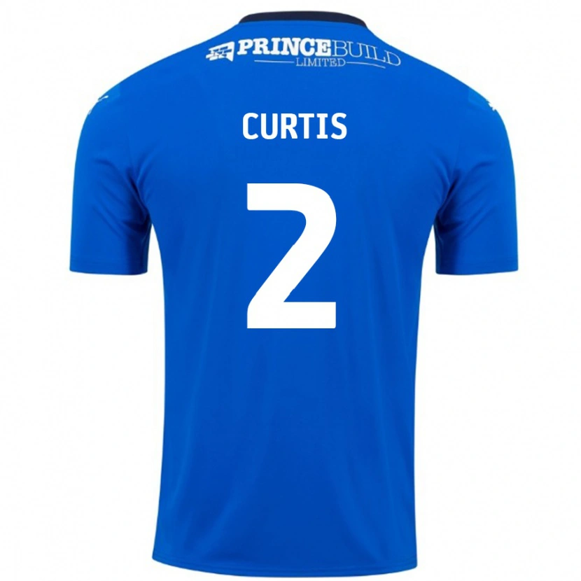 Danxen Kid Sam Curtis #2 Blue White Home Jersey 2024/25 T-Shirt