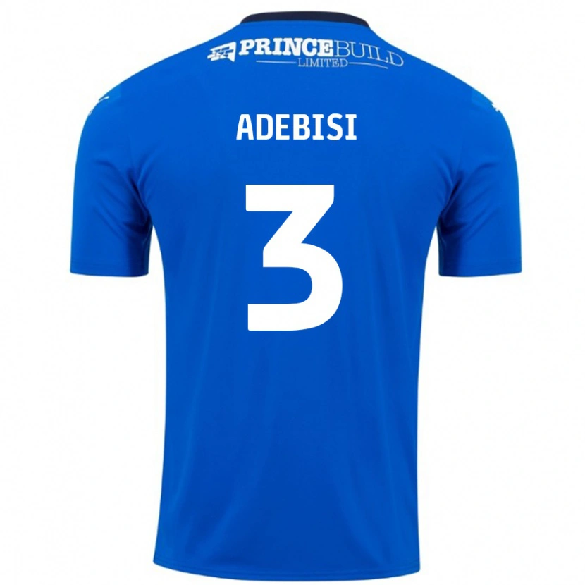 Danxen Kid Rio Adebisi #3 Blue White Home Jersey 2024/25 T-Shirt