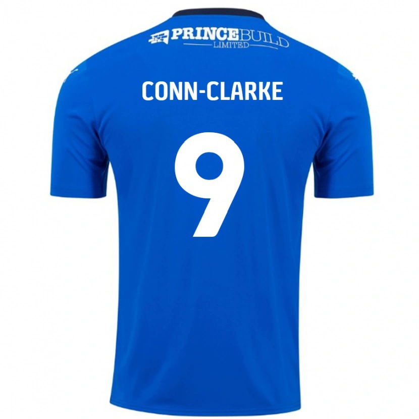 Danxen Kid Chris Conn-Clarke #9 Blue White Home Jersey 2024/25 T-Shirt