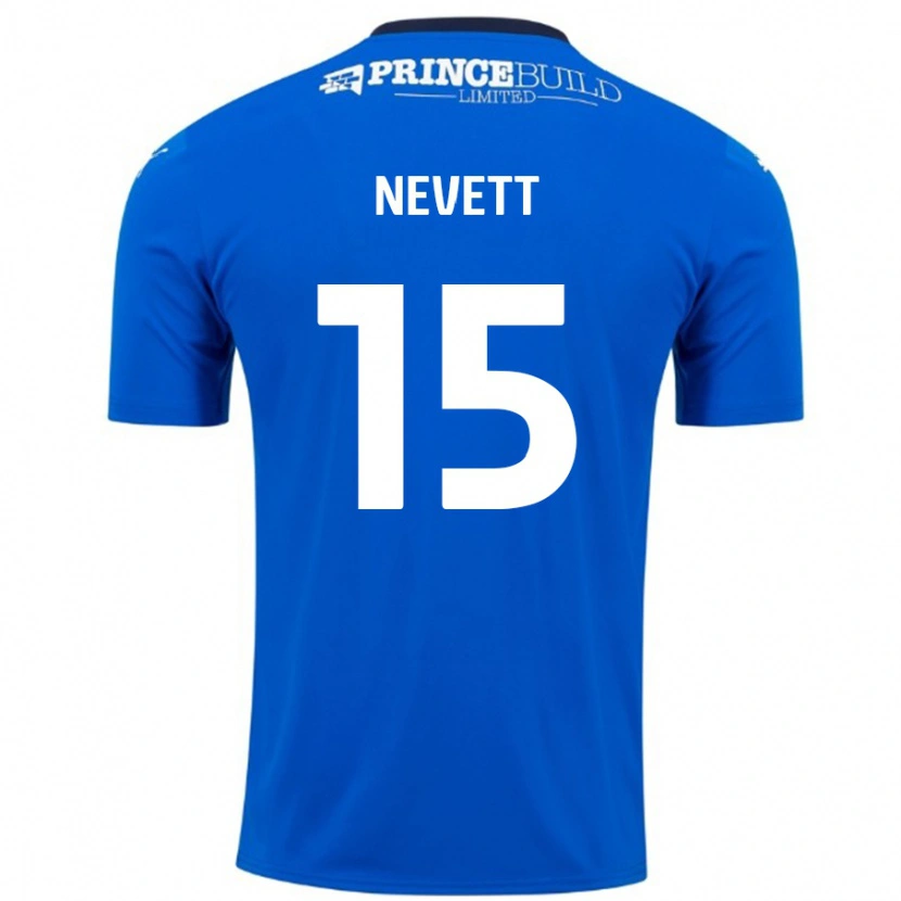 Danxen Kid George Nevett #15 Blue White Home Jersey 2024/25 T-Shirt