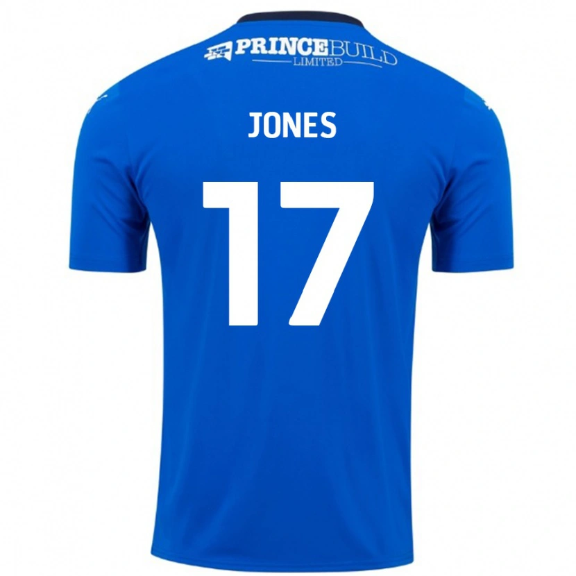 Danxen Kid Ricky-Jade Jones #17 Blue White Home Jersey 2024/25 T-Shirt