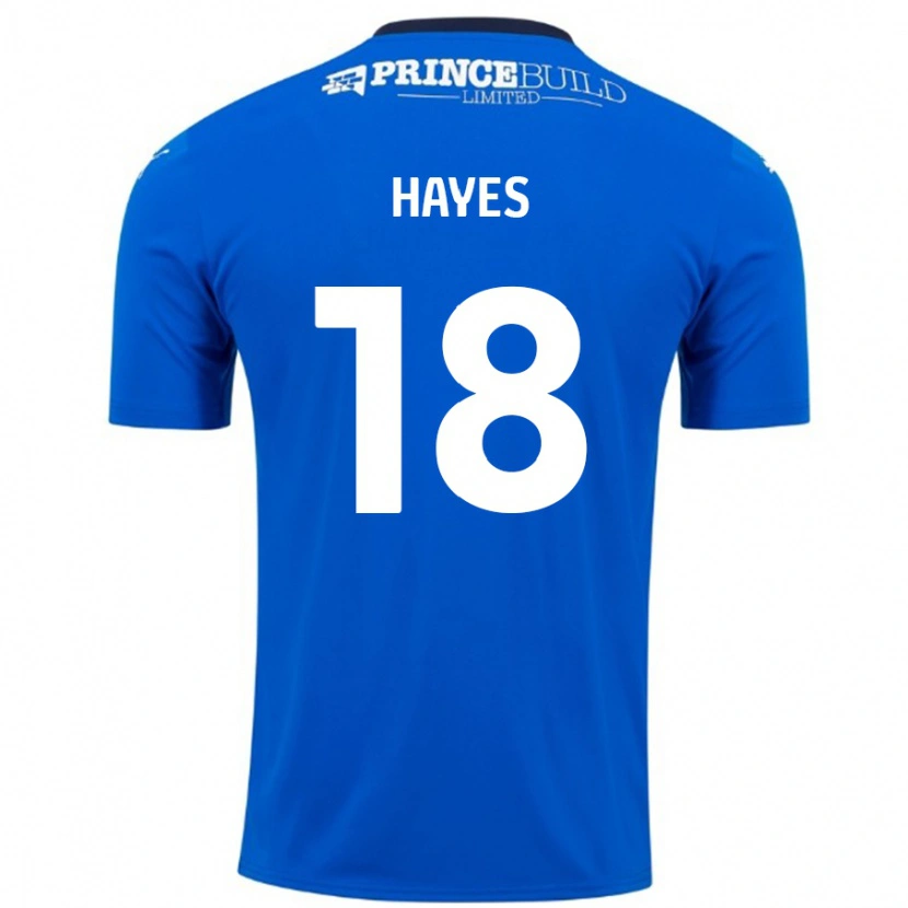 Danxen Kid Cian Hayes #18 Blue White Home Jersey 2024/25 T-Shirt