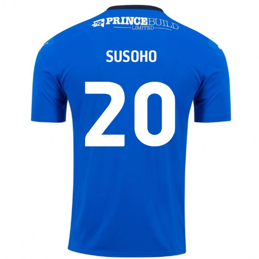 Danxen Kid Mahamadou Susoho #20 Blue White Home Jersey 2024/25 T-Shirt