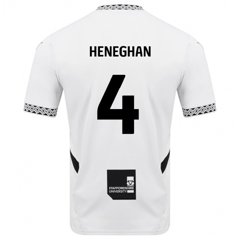 Danxen Kid Ben Heneghan #4 White Home Jersey 2024/25 T-Shirt