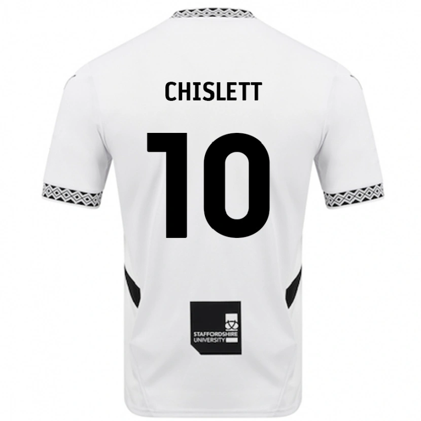 Danxen Kid Ethan Chislett #10 White Home Jersey 2024/25 T-Shirt