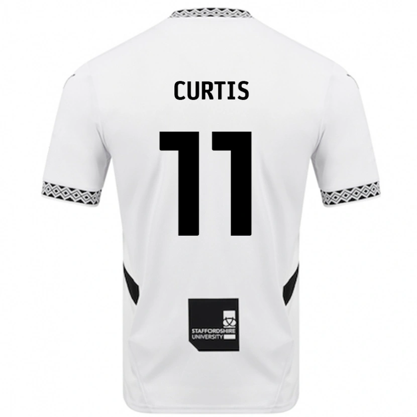 Danxen Kid Ronan Curtis #11 White Home Jersey 2024/25 T-Shirt