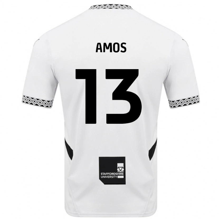 Danxen Kid Ben Amos #13 White Home Jersey 2024/25 T-Shirt