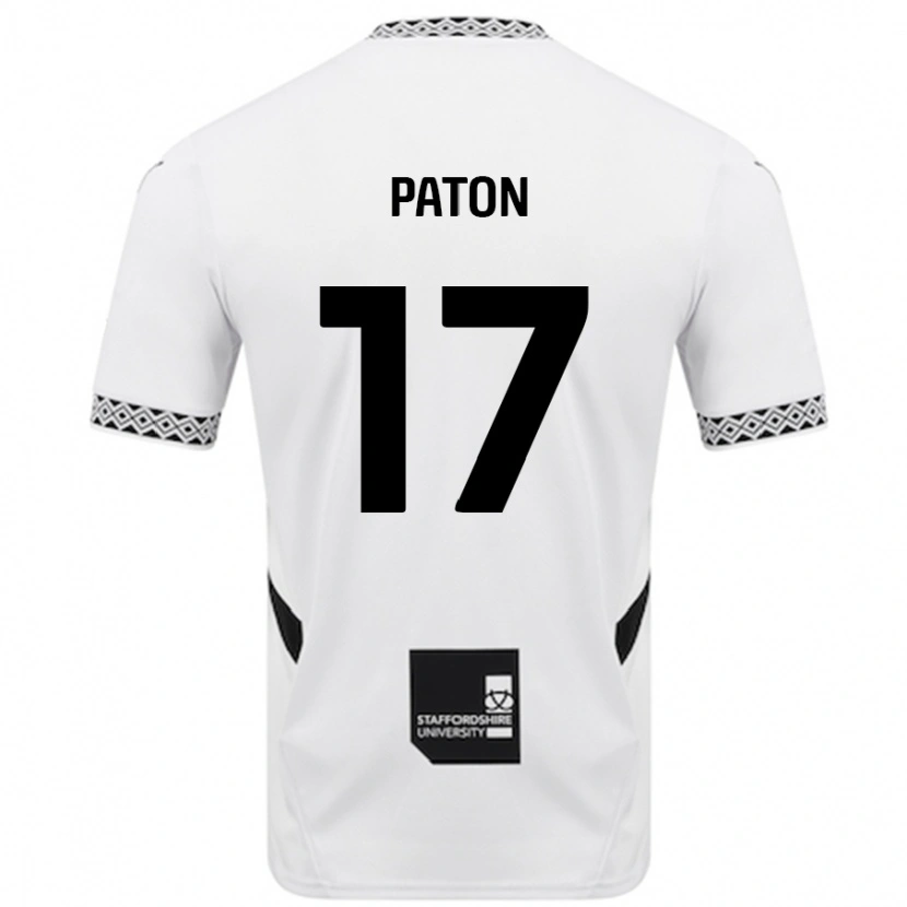 Danxen Kid Ruari Paton #17 White Home Jersey 2024/25 T-Shirt