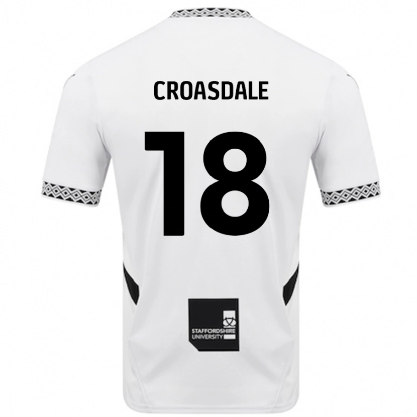 Danxen Kid Ryan Croasdale #18 White Home Jersey 2024/25 T-Shirt