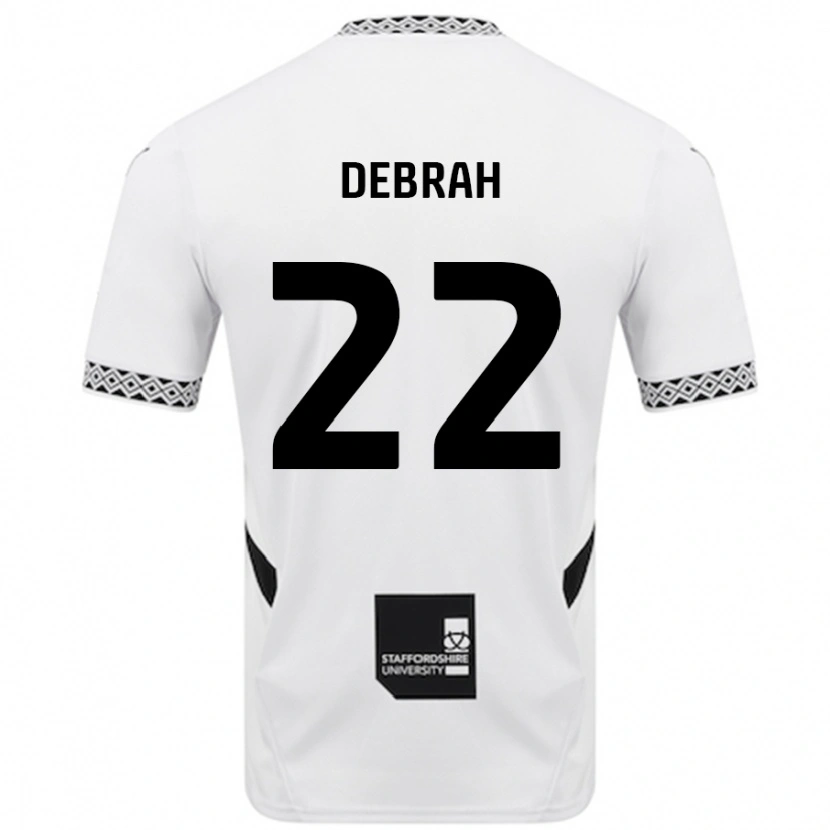 Danxen Kid Jesse Debrah #22 White Home Jersey 2024/25 T-Shirt