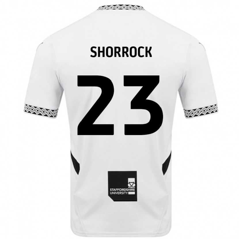 Danxen Kid Jack Shorrock #23 White Home Jersey 2024/25 T-Shirt