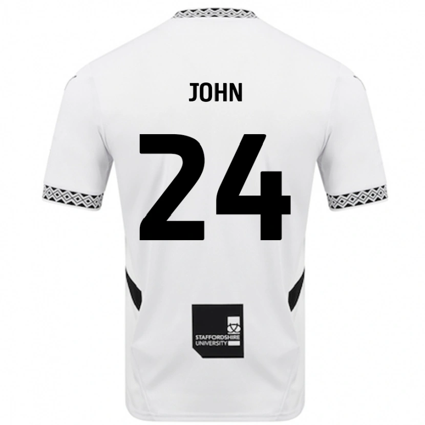 Danxen Kid Kyle John #24 White Home Jersey 2024/25 T-Shirt