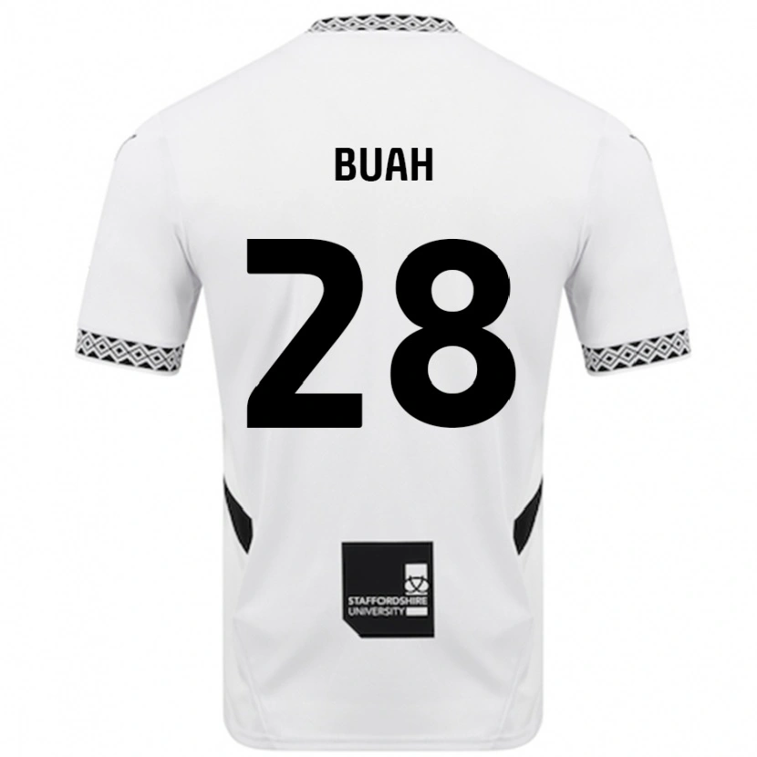 Danxen Kid Andrew Buah #28 White Home Jersey 2024/25 T-Shirt