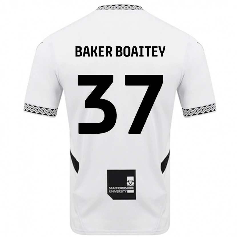 Danxen Kid Benicio Baker-Boaitey #37 White Home Jersey 2024/25 T-Shirt