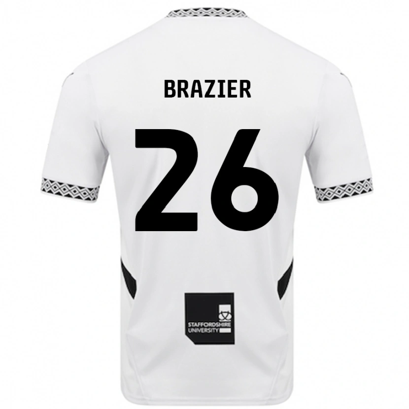 Danxen Kid Liam Brazier #26 White Home Jersey 2024/25 T-Shirt