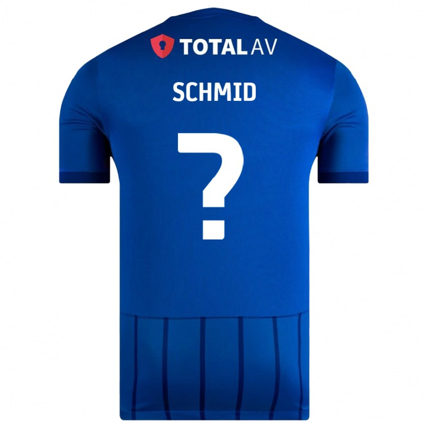 Danxen Kid Nicolas Schmid #0 Blue Home Jersey 2024/25 T-Shirt