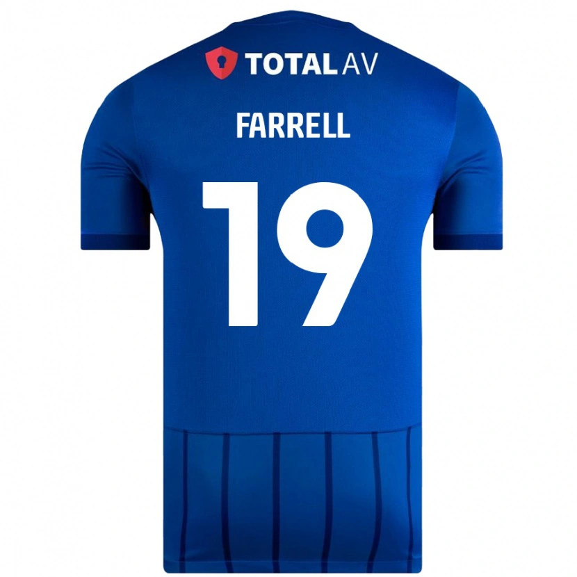 Danxen Kid Jacob Farrell #19 Blue Home Jersey 2024/25 T-Shirt