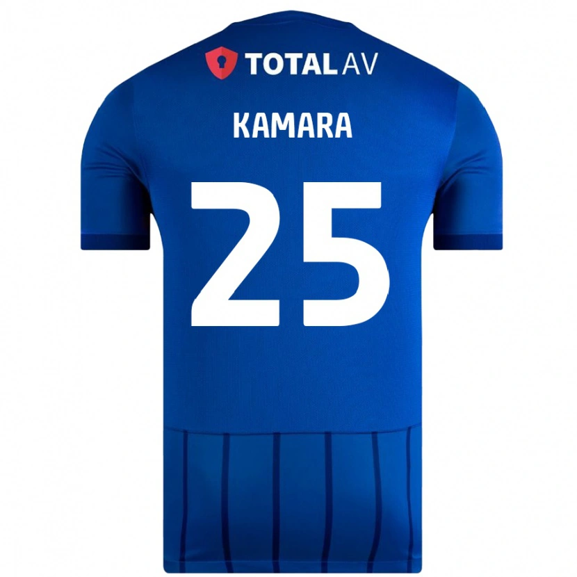 Danxen Kid Abdoulaye Kamara #25 Blue Home Jersey 2024/25 T-Shirt