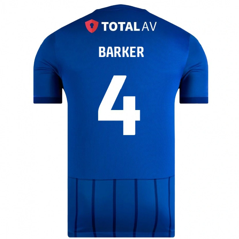 Danxen Kid Sophie Barker #4 Blue Home Jersey 2024/25 T-Shirt