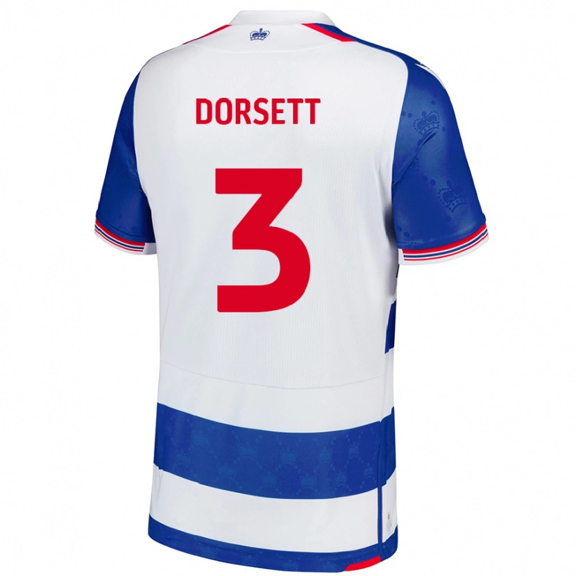 Danxen Kid Jeriel Dorsett #3 Blue White Home Jersey 2024/25 T-Shirt