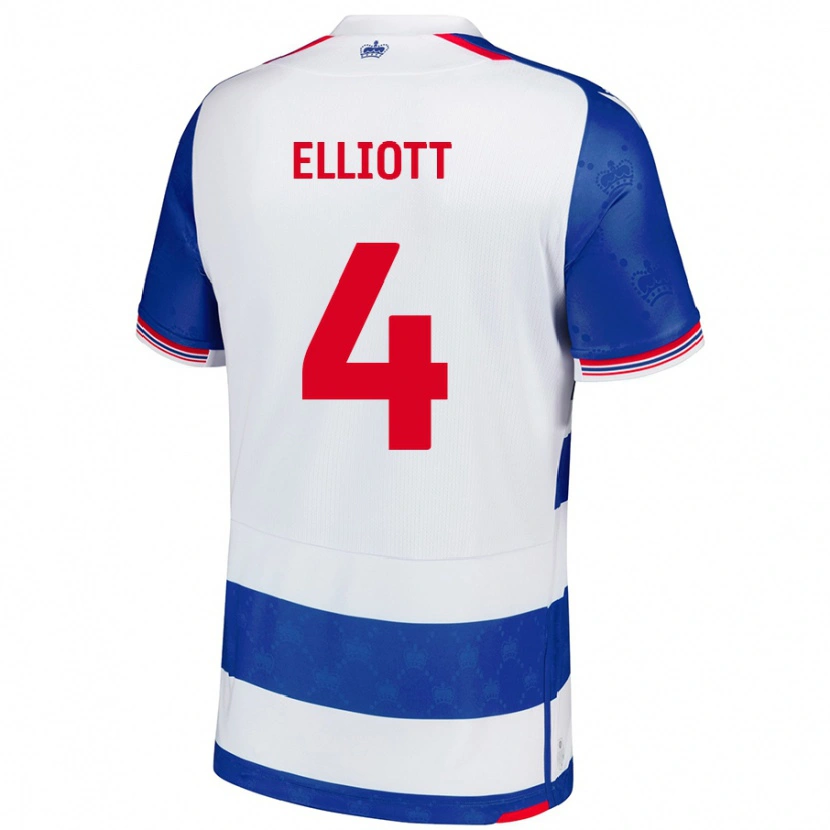 Danxen Kid Ben Elliott #4 Blue White Home Jersey 2024/25 T-Shirt