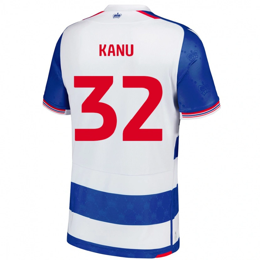 Danxen Kid Abraham Kanu #32 Blue White Home Jersey 2024/25 T-Shirt