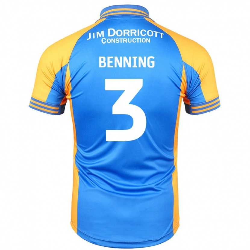 Danxen Kid Mal Benning #3 Blue Amber Home Jersey 2024/25 T-Shirt