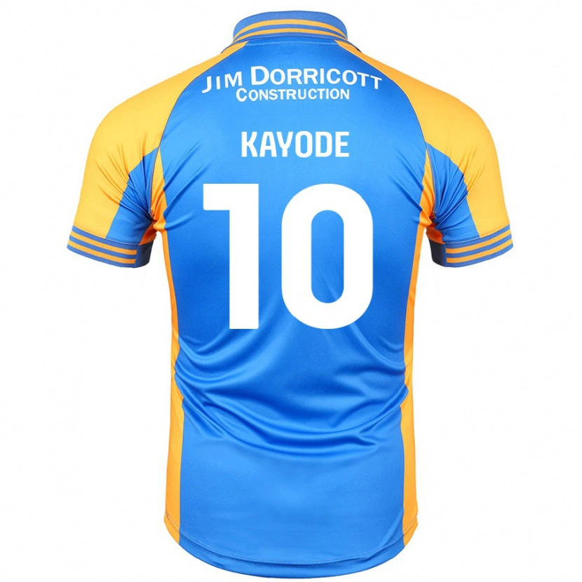 Danxen Kid Joshua Kayode #10 Blue Amber Home Jersey 2024/25 T-Shirt