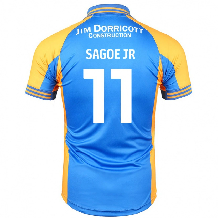 Danxen Kid Charles Sagoe Jr #11 Blue Amber Home Jersey 2024/25 T-Shirt