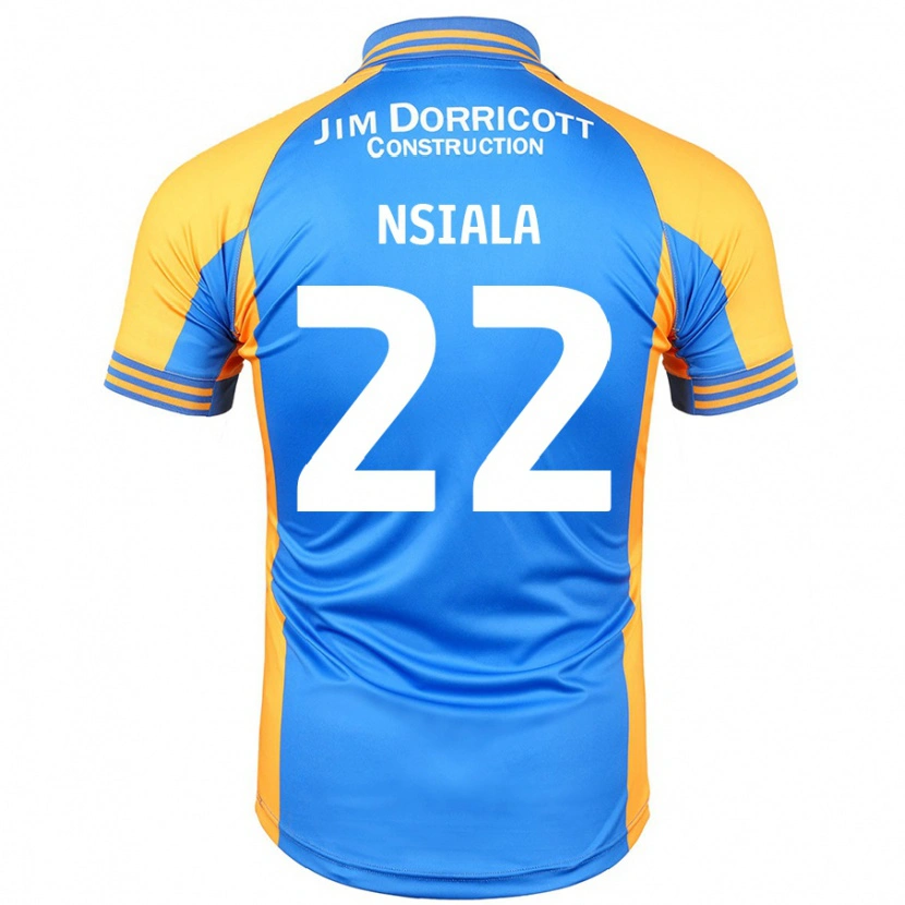 Danxen Kid Toto Nsiala #22 Blue Amber Home Jersey 2024/25 T-Shirt