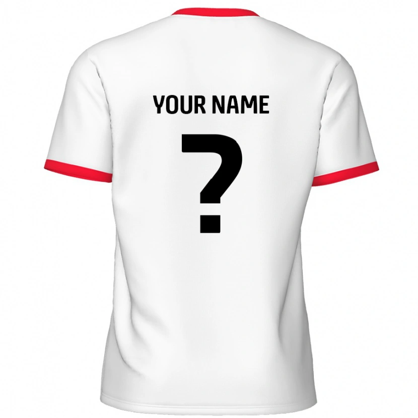 Danxen Kid Your Name #0 White Red Home Jersey 2024/25 T-Shirt