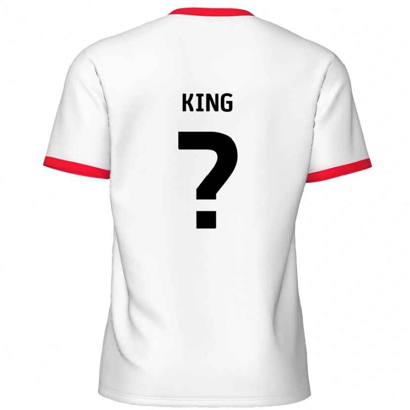 Danxen Kid Eli King #0 White Red Home Jersey 2024/25 T-Shirt