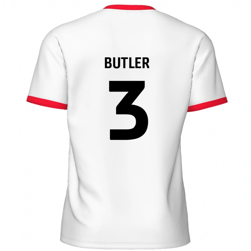 Danxen Kid Dan Butler #3 White Red Home Jersey 2024/25 T-Shirt