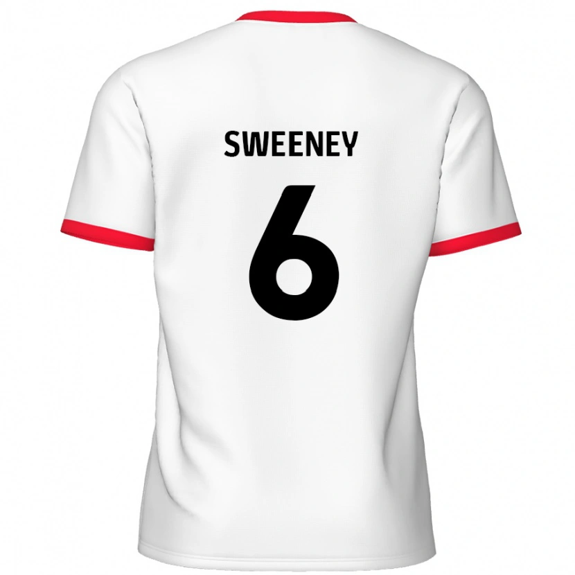 Danxen Kid Dan Sweeney #6 White Red Home Jersey 2024/25 T-Shirt