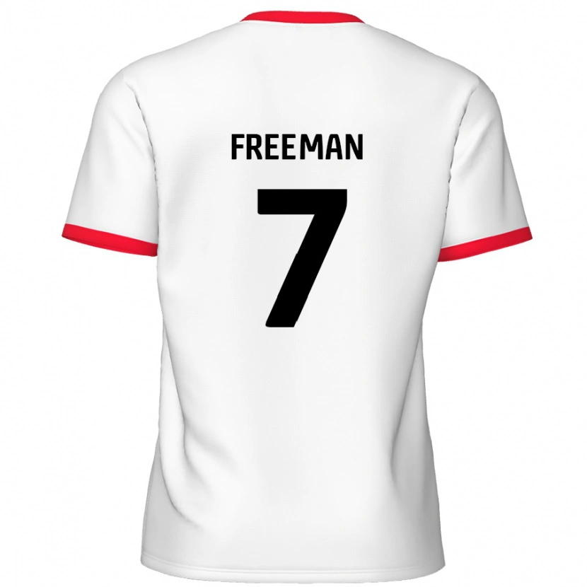 Danxen Kid Nick Freeman #7 White Red Home Jersey 2024/25 T-Shirt