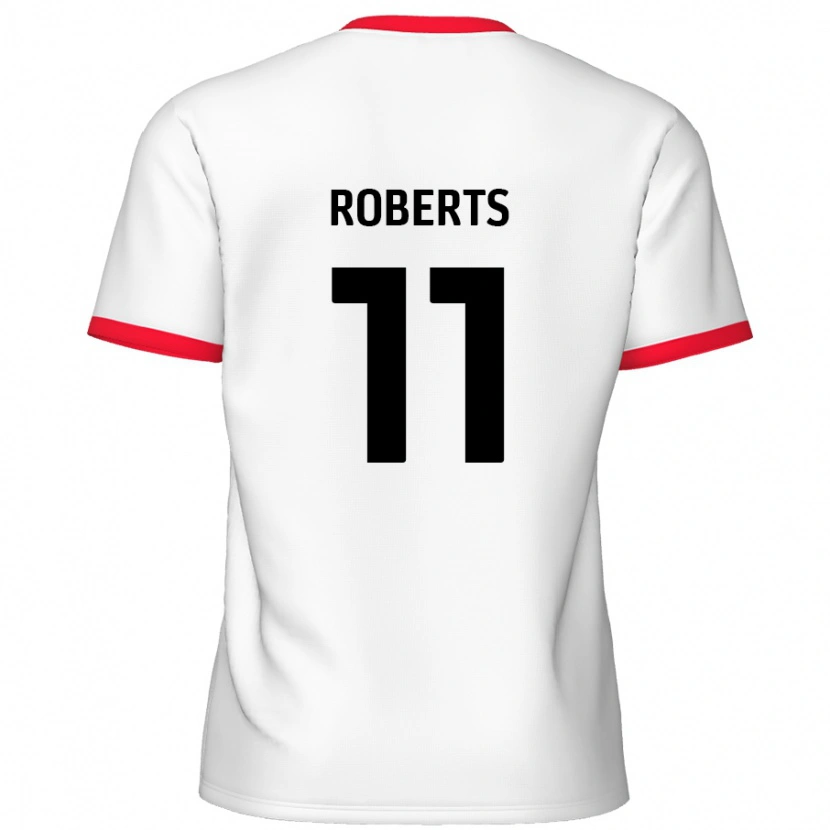 Danxen Kid Jordan Roberts #11 White Red Home Jersey 2024/25 T-Shirt