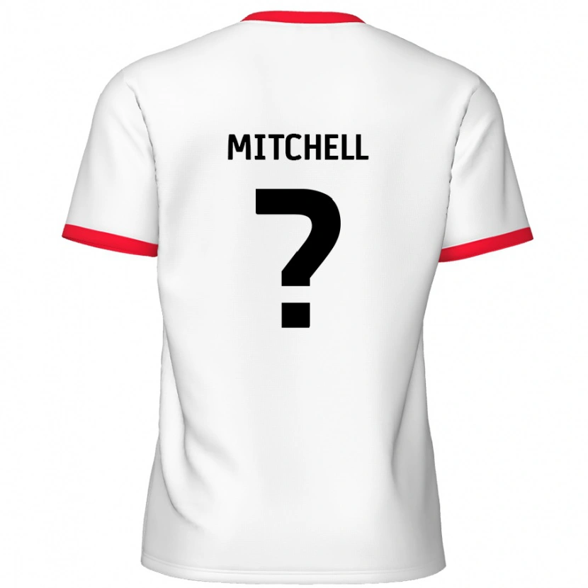 Danxen Kid Rylee Mitchell #0 White Red Home Jersey 2024/25 T-Shirt