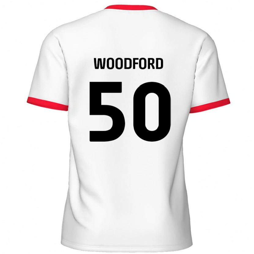 Danxen Kid Max Woodford #50 White Red Home Jersey 2024/25 T-Shirt