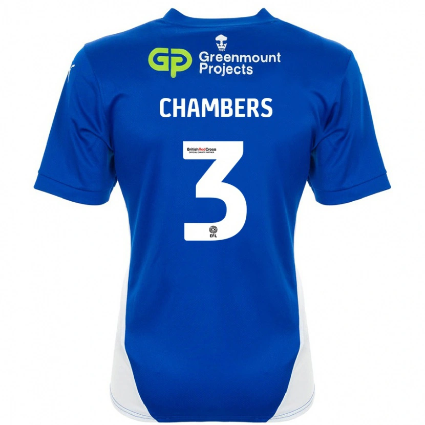 Danxen Kid Luke Chambers #3 Blue White Home Jersey 2024/25 T-Shirt