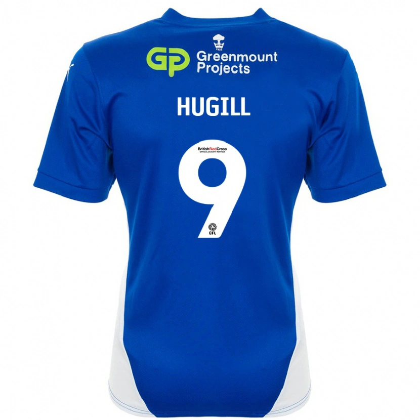 Danxen Kid Joe Hugill #9 Blue White Home Jersey 2024/25 T-Shirt