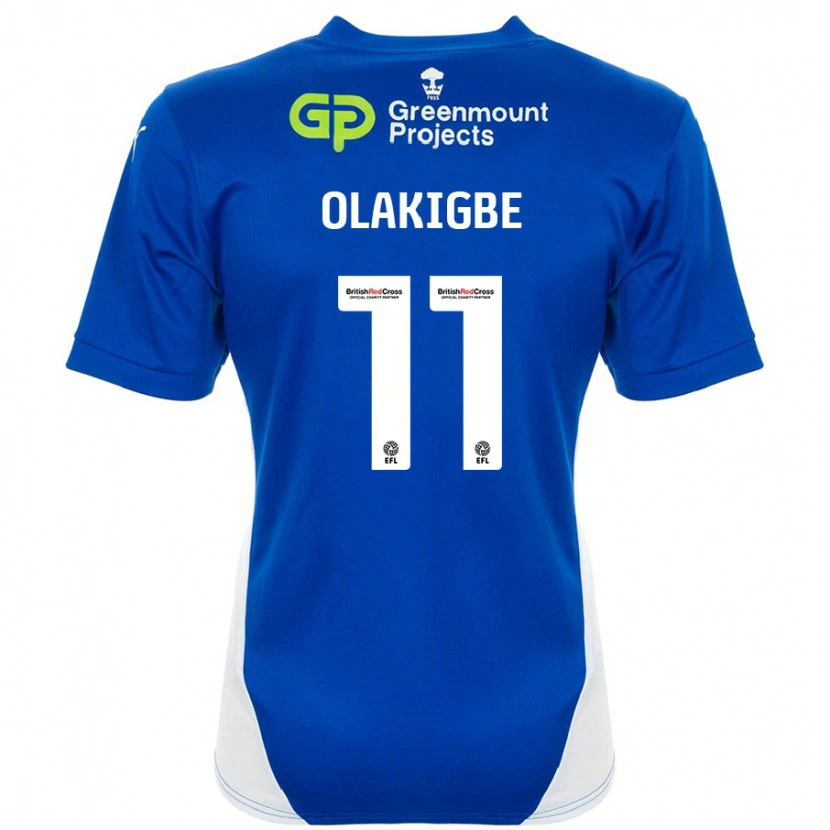 Danxen Kid Michael Olakigbe #11 Blue White Home Jersey 2024/25 T-Shirt