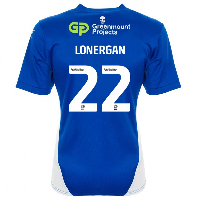 Danxen Kid Andy Lonergan #22 Blue White Home Jersey 2024/25 T-Shirt