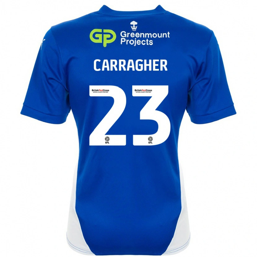 Danxen Kid James Carragher #23 Blue White Home Jersey 2024/25 T-Shirt