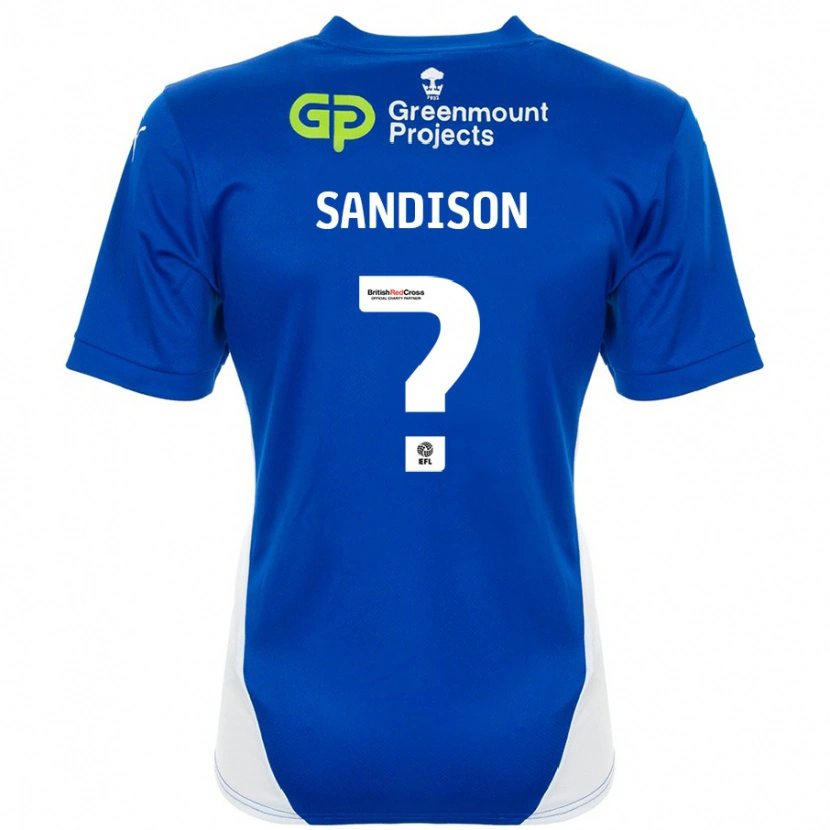 Danxen Kid Nathan Sandison #0 Blue White Home Jersey 2024/25 T-Shirt