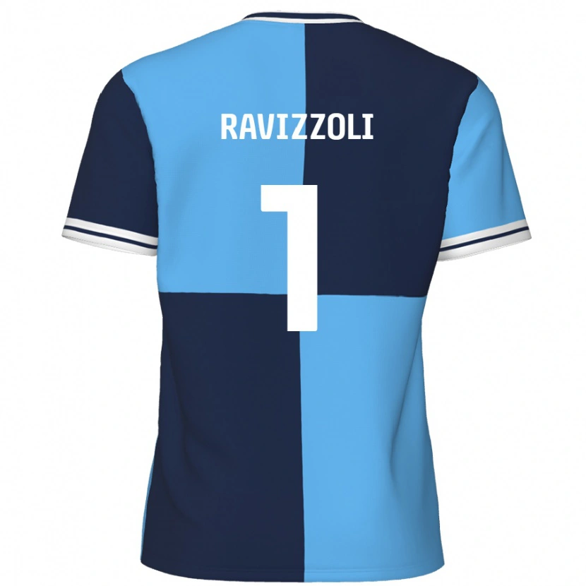 Danxen Kid Franco Ravizzoli #1 Sky Blue Dark Blue Home Jersey 2024/25 T-Shirt