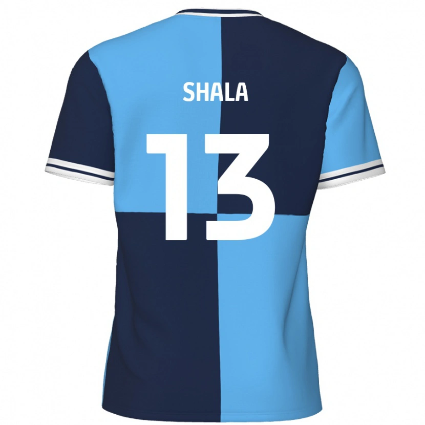 Danxen Kid Laurence Shala #13 Sky Blue Dark Blue Home Jersey 2024/25 T-Shirt