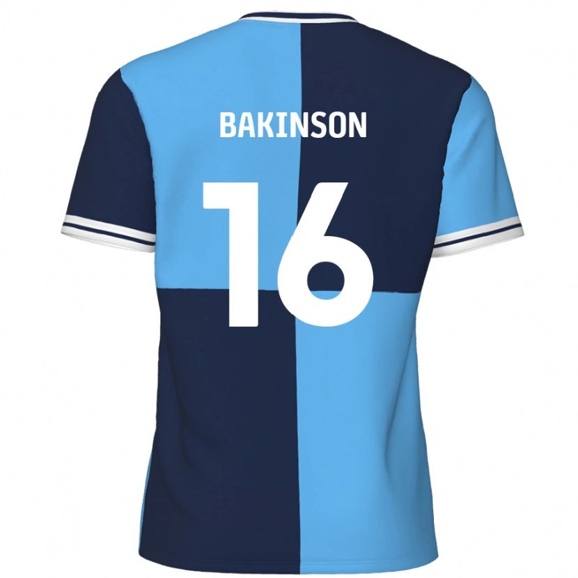 Danxen Kid Tyreeq Bakinson #16 Sky Blue Dark Blue Home Jersey 2024/25 T-Shirt